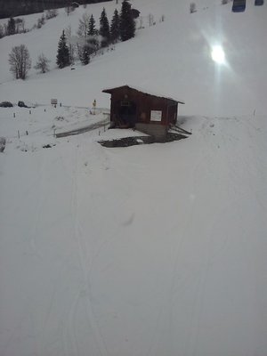 Bergsatation Grindlbahn, Seilbahntechnik ist auch noch drinnen.