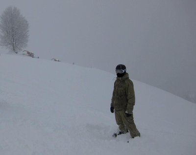 Lawinensicherung mit zwei Windemaschinen. Oberhalb von Serfaus