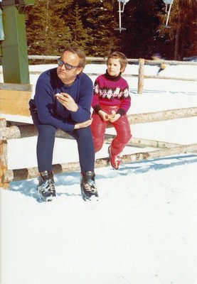 Mittagspause Tellerlift 12.00 -13.00h Speckbrot schmeckt gut an der Maschine des kleinen DM.