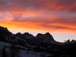 Der erste Blick aus dem Hotelzimmer.