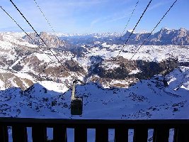 Geniale Aussicht von der Bergstation der PB.