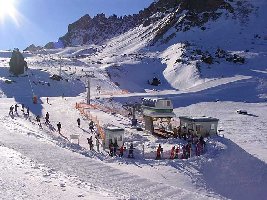 Die neue DSB an der Mittelstation des DMC Europa in Arabba.