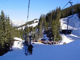 Und die Wartezeiten an der DSB Reiterkogel Ost. Bei beiden mindestens 10 Minuten.