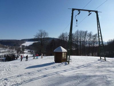 Spielberglift: oberer, flacher Teil