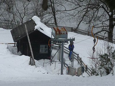 Talstation des Steinbachhöhenliftes.