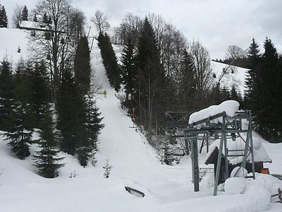 Ein letzter Blick zum Mühlwiesenlift.