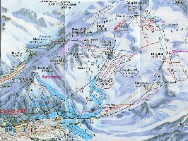 das neue pistenpanoarama - digital leider nur via scanner verfügbar, deshalb nur aufs skigebiet beschränkt.