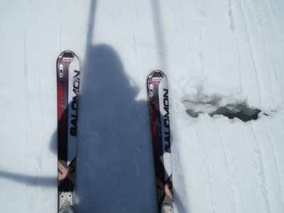 Das Mini-Fischmaul im Trassee wurde im Laufe des Nachmittags grösser