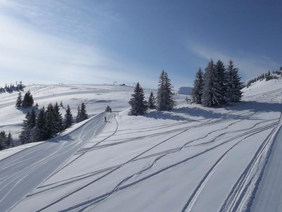 auf dem Weg zum oberen Sudelfeld
