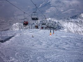 Längefelder 2SB. Piste nicht besonders lang, aber recht schön zu fahren