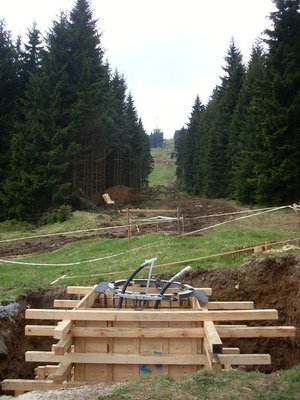 Strecke Richtung Bergstation