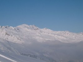 Blick gegen Laax / Vorab
