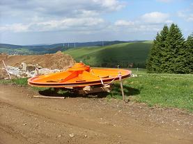 Seilscheibe für die Talstation