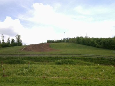 Blick auf den Salach Hang. Mittlerweile schon wieder bewachsen.