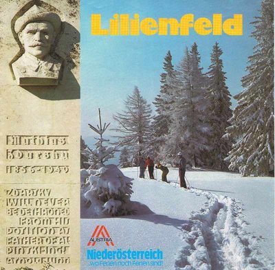 Das Titelblatt des Lilienfeld-Prospektes.