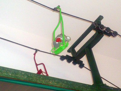 Der Herr Betriebsleiter Mauser inspiziert die Strecke