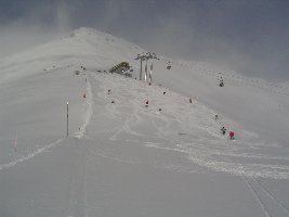 Am Samstag war ich die erste am Sattelabfahrt!! :P