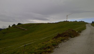 Blick zur Bergstation