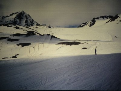 Die Abfahrt zum Gamsgarten war 1988 auch noch Ende Juni problemlos möglich.