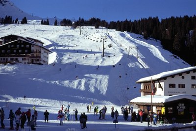 1989: Hier ist nocheinmal die Talstation der Schlegelkopflifte.