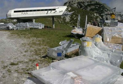 Materialdepot Treis Palas am Crap Sogn Gion