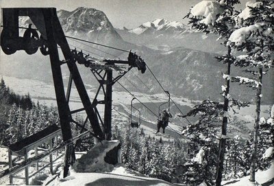 Kaiserlift bei Kufstein 1954