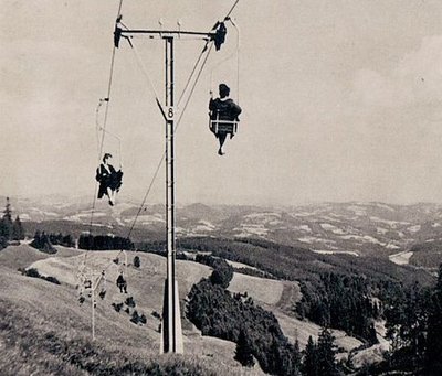 Mönichkirchen noch vor der Girak Anlage