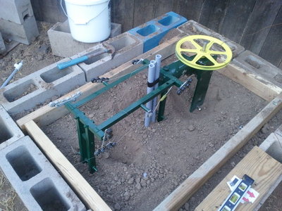 drive ready to be poured