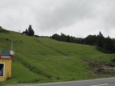 Blick auf die "leere" Trasse.