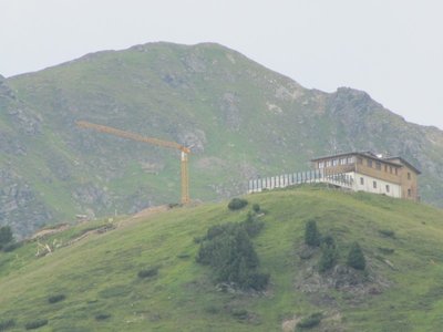 Bergstation im Zoom.