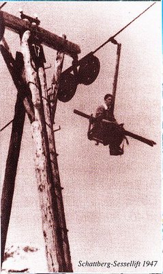 Schattberg Sessellift 1947