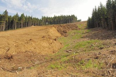 erhebliche Geländeregulierung