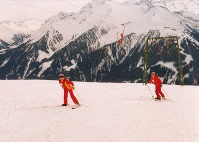 Mariella und Erika am Hasenmuldenlift