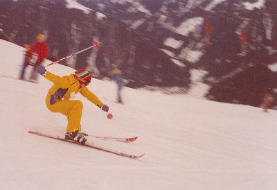 Der Held von der Hasenmulde- Mentor Klammer Franz- in voller Fahrt