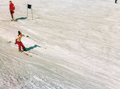 Mariella "Pröll" in voller Fahrt