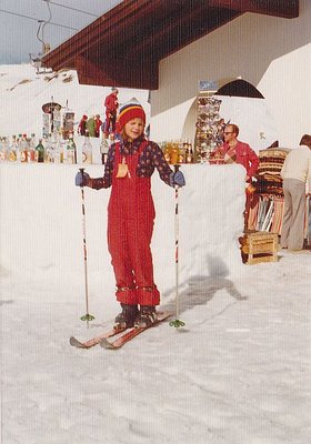 Mariella vor der Schneebar Penkentenne .Links DSB Swoboda Finkenberger Almbahn II