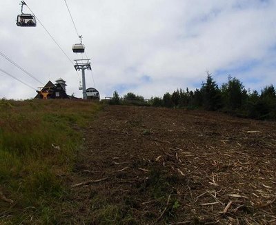 Fichtelberg, Pistenverbreiterung