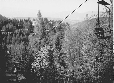 Bergfahrt mit dem damals 8Jahre alten Sessellift.