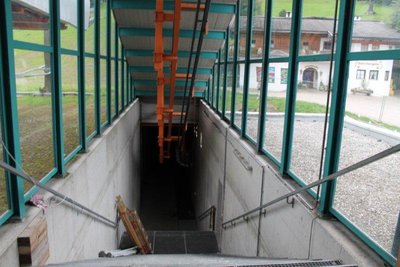 am Weg in die Garage