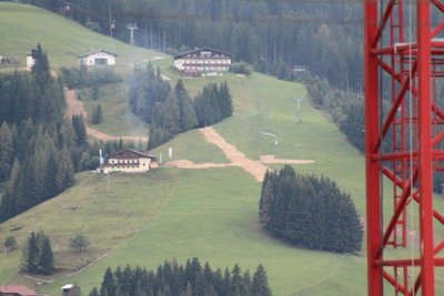 Auch oberhalb der Bergstation wurde gegraben.