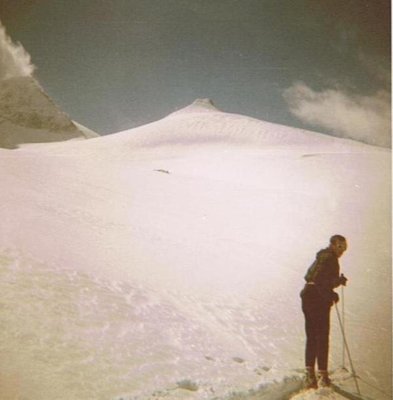 1968: Mein Vater macht ein Skitour (mit seinem Bruder) von der Bergstation des ESL bis zum Olperer