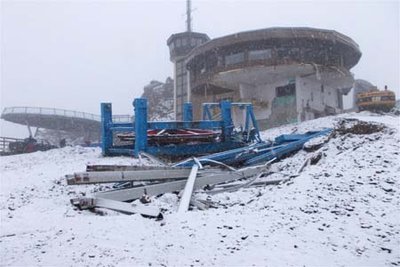 Baustelle Gaislachkogl-Gipfel Stand 12.09.12