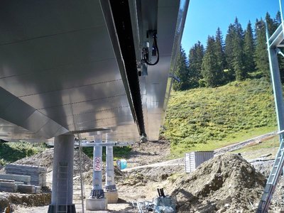 Auffahrtseite rechts nach 90°-Einstieg