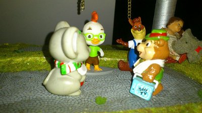 Herr Mauser, PETZ , HAIDER und FUCHS. Im Hintergrund die Damen und Herr Fant.