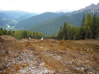 weiter unten sind die Bagger am Arbeiten...