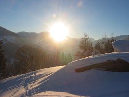 Eingeschneite Huttn irgendwo am Kohlmaisgipfel :-)