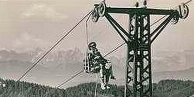 Tante Friedl mit Christian am Schoss 1960 Sommerfrische Ossiach