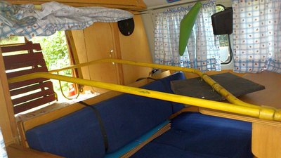 Hoooo -Ruuuuck! Schwer ist er nicht aber sperrig.