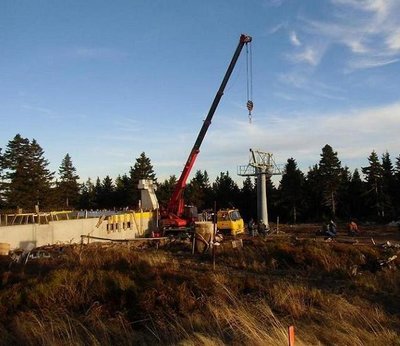 Bergstation mit Stütze 19