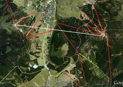 Klinovec-Neklid-Fichtelberg (eher unwahrscheinlich)